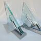 Artemide - pair of appliques icaro design carlo forcolini vintage modernist