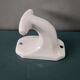 Coat rack in white art deco porcelain