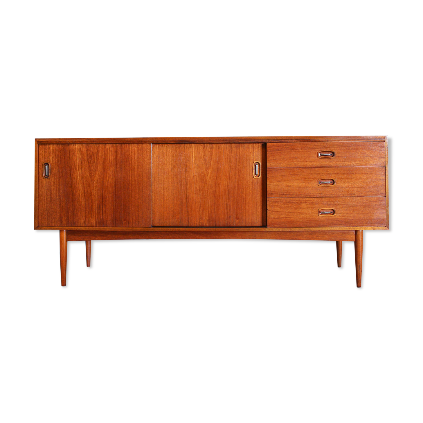Enfilade vintage en teck, années 1960