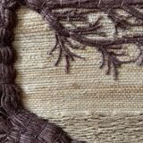 Large woven wall tapestry made of fibers Tree of Life