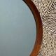 Danish Teak wood Round Mirror. 1960s