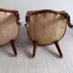 Paire de chaises Louis Philippe acajou