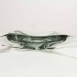 Cendrier verre de Murano vert