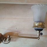 Applies articulated in brass and Tulip glass