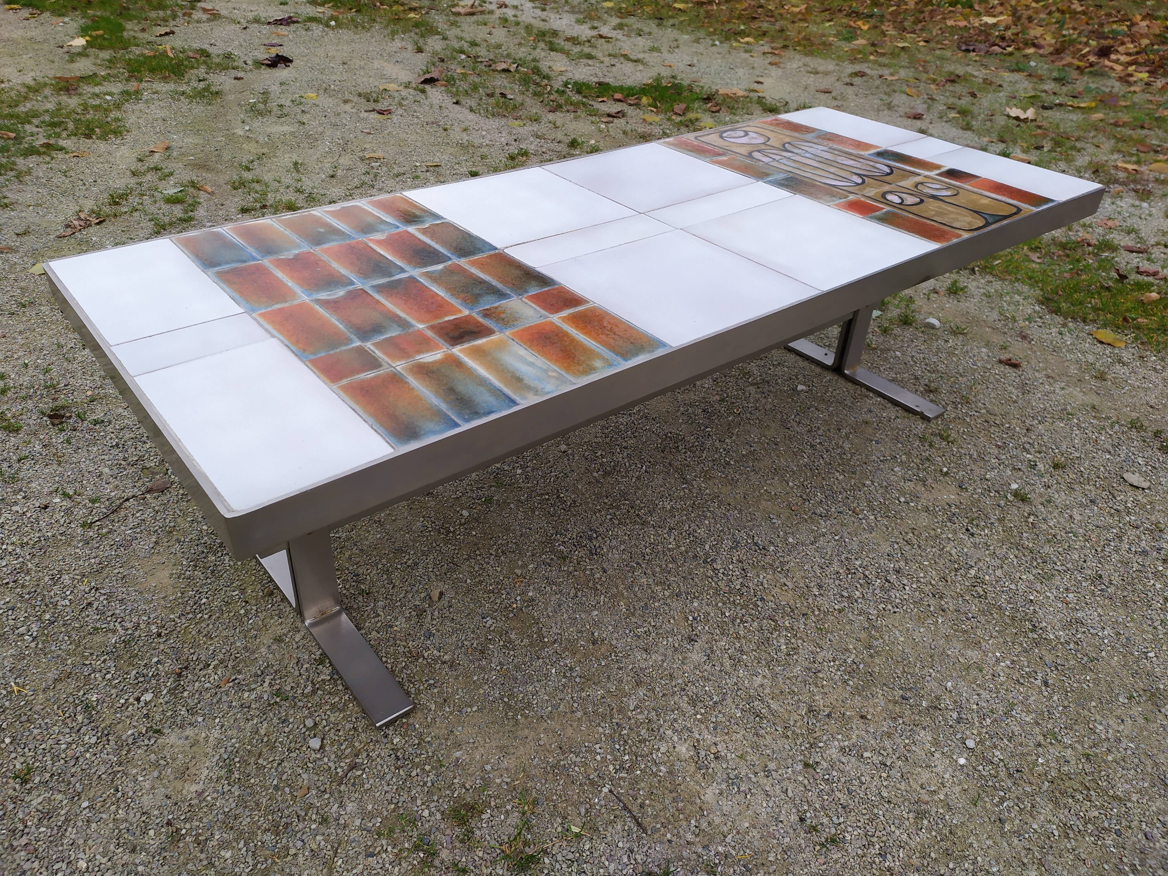 Ceramic coffee table, 60/70