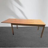 Table scandinave extensible en teck des années 60