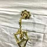 Lanterne en bronze à verres étoilés