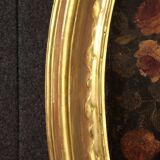 18th century oval painting still life