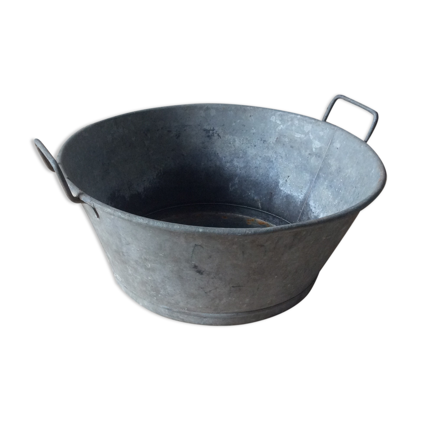 Zinc round basin