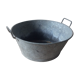 Zinc round basin