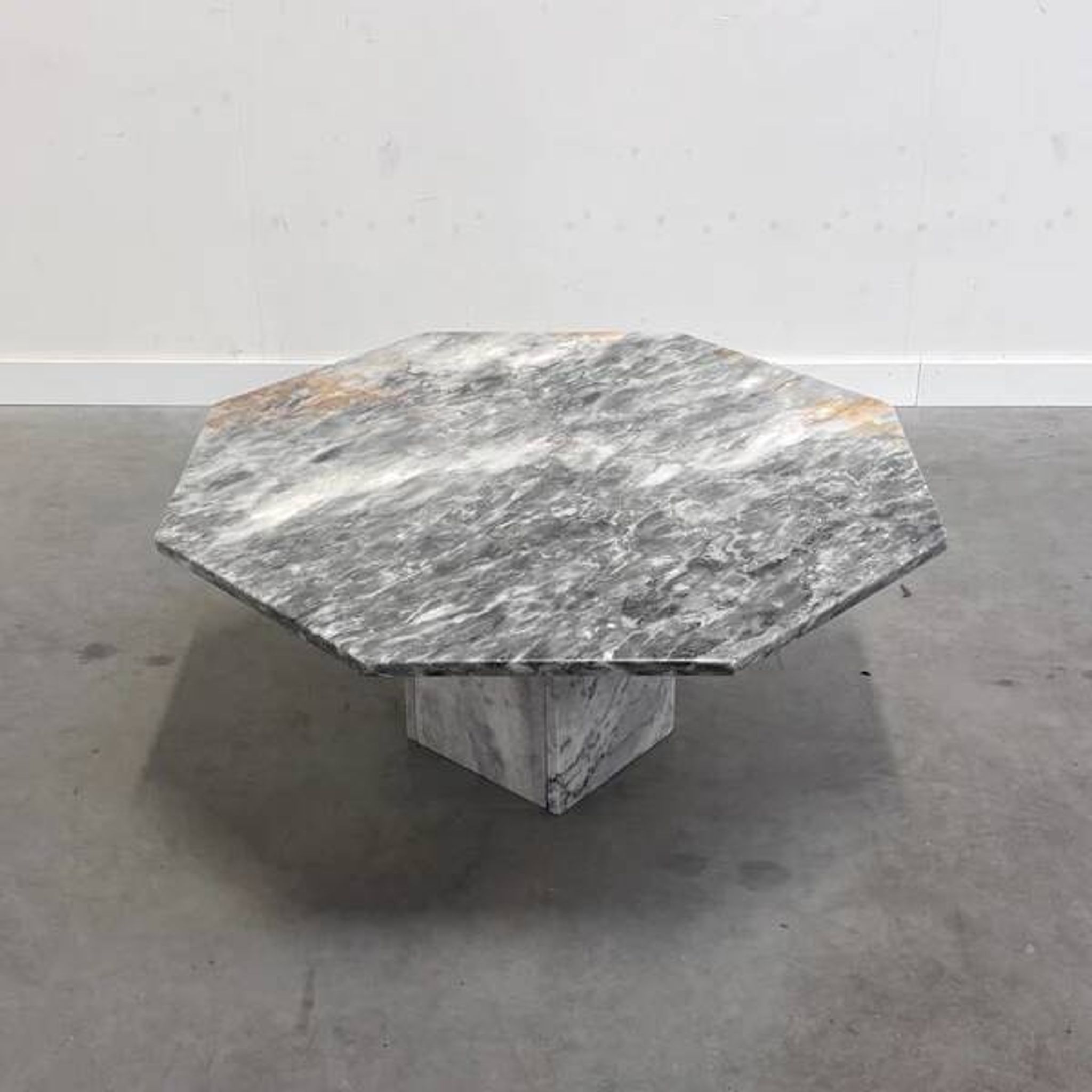 Vintage marble coffee table, 1970s