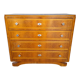 Art Deco chest of drawers (1930-1940) in walnut