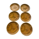 Set of 6 fish plates from the vintage revernay workshops