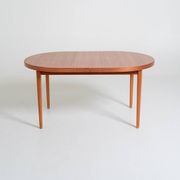 Table à manger en teck par Bertil Fridhagen pour Bodafors, Suède, 1961