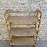 Folding shelf, bookseller, light wood