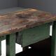 Rustic Industrial Workbench, France, Early 20th Century