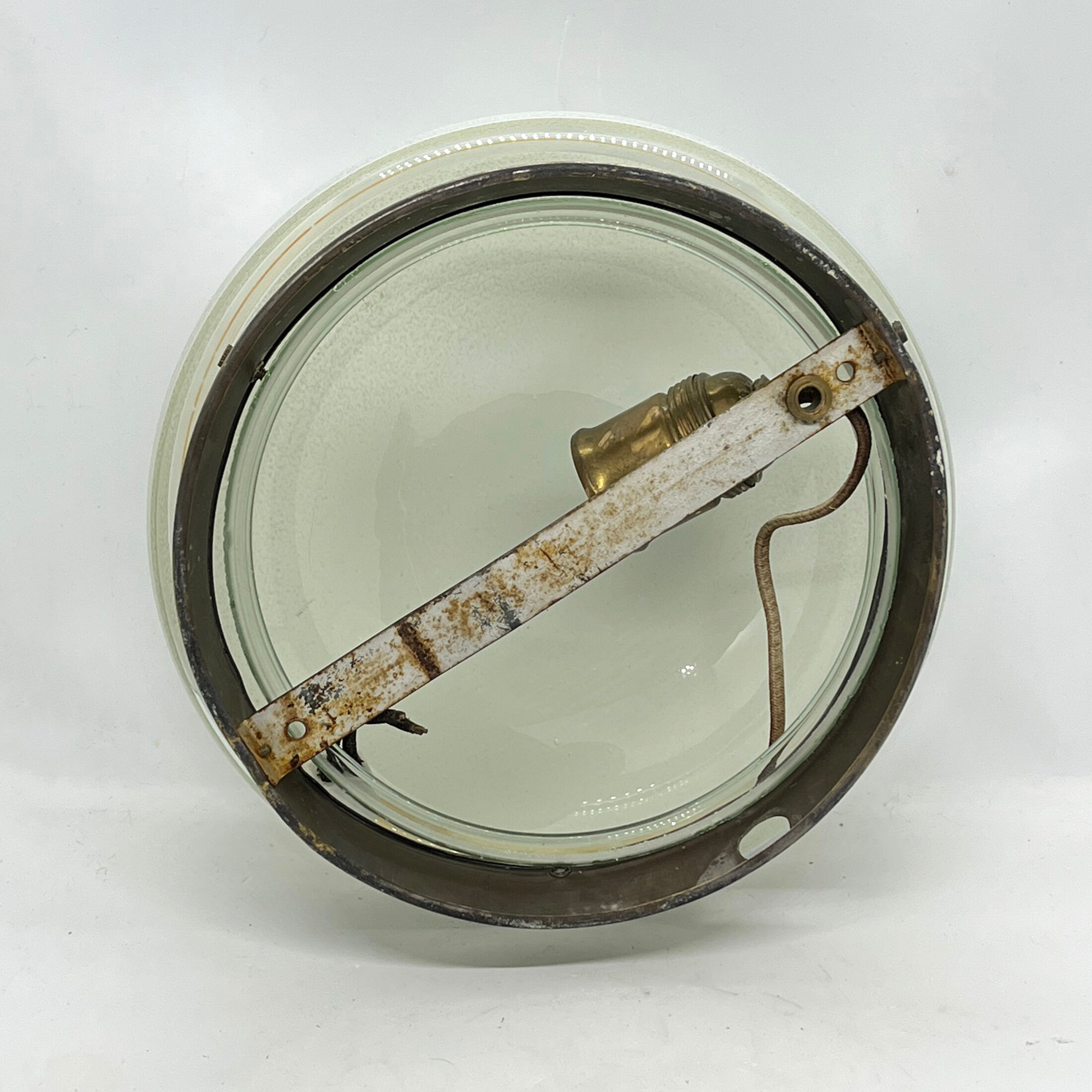 Plafon lamp art deco Meissen, Germany, 1940s