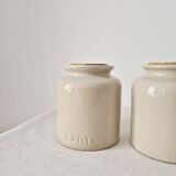 Set of 2 stoneware pots/vase - Lab Lagny Vintage