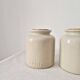 Set of 2 stoneware pots/vase - Lab Lagny Vintage
