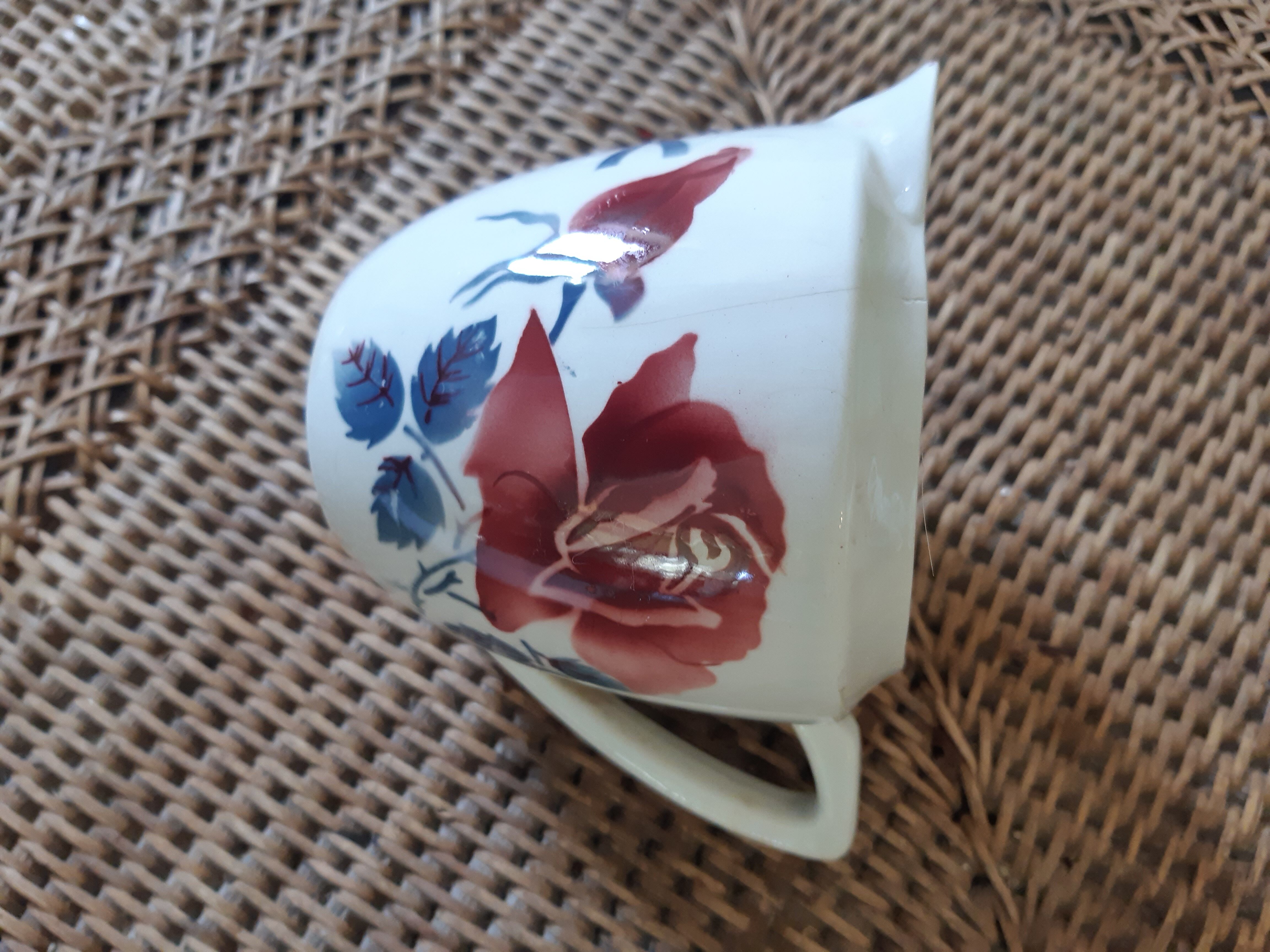 Digoin cups and creamer