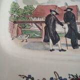 Obernai décor service dish by Henri Loux