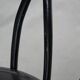 Set of 2 black vintage bistro chairs with an elegant design
