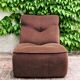 Velvet fireside chair from the 70s
