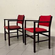 Armchairs with armrests, 1960s, set of 2