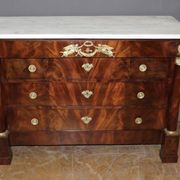 Empire-style mahogany chest of drawers, early 19th century