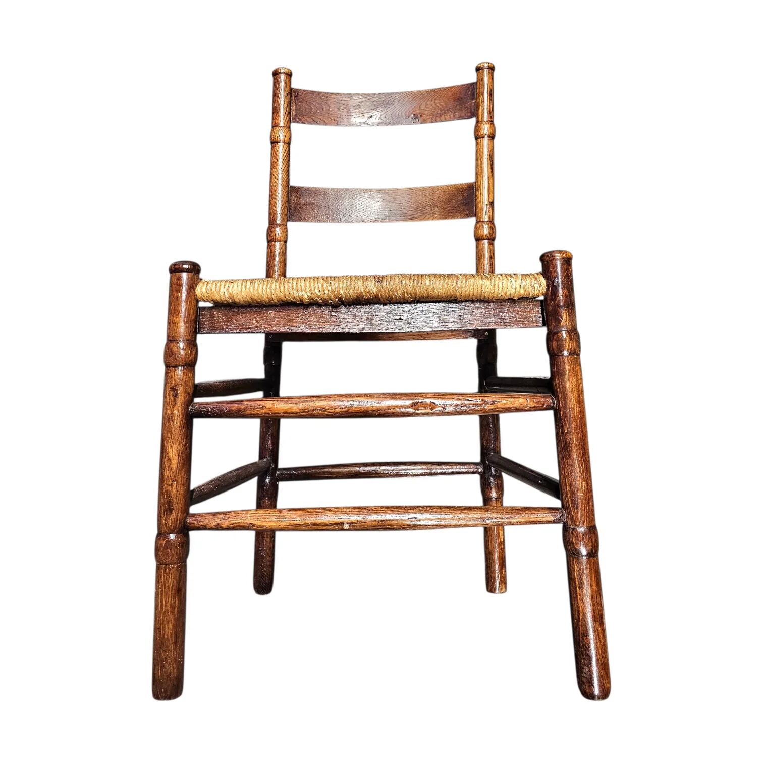 2 chaises en osier Art Déco / École d'Amsterdam / Jac Levee / milieu du siècle