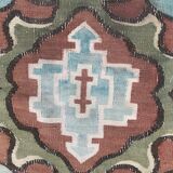 Tapis ancien aubusson 19eme tissé main  208x306 cm