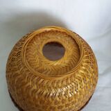 Wicker rattan pendant lampshade