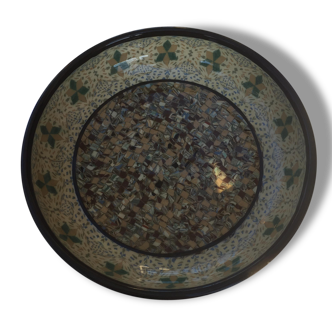 A large ceramic dish Gerbino Vallauris