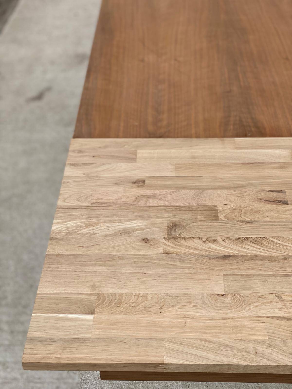 Imperial extendable dining table in raw oak 300cm