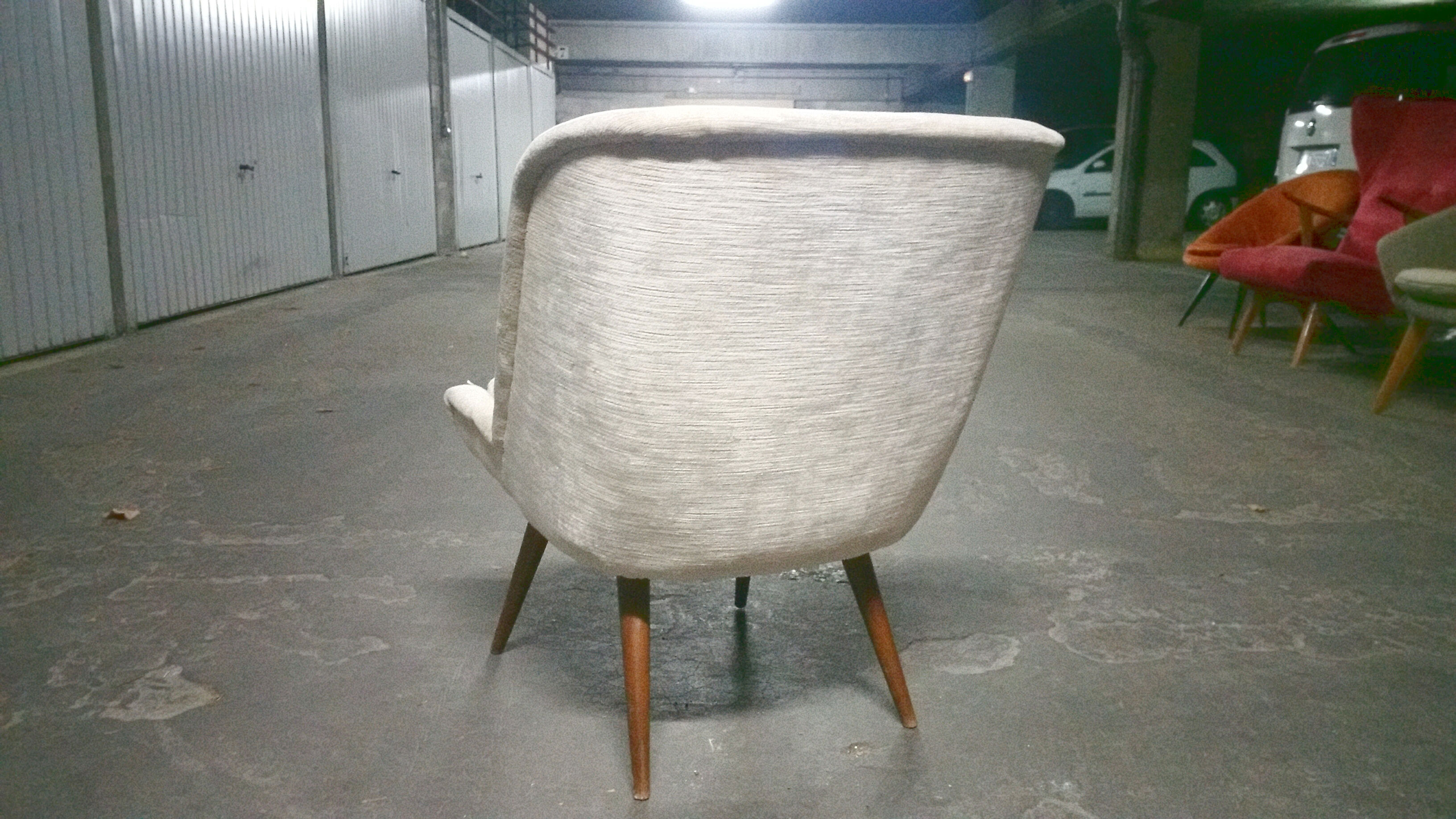 Pair of armchair Chair restored 50-60 years