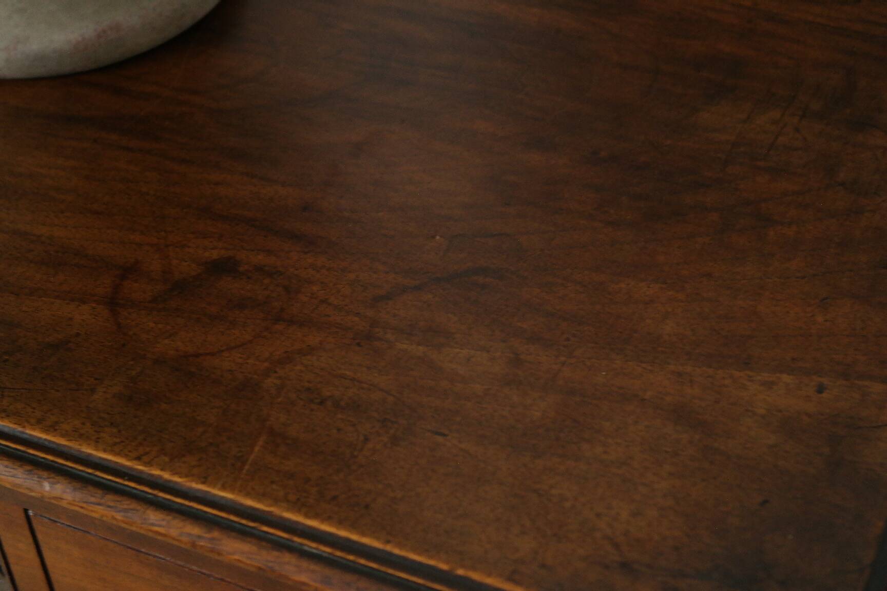 Solid walnut chest of drawers from the early 20th century.