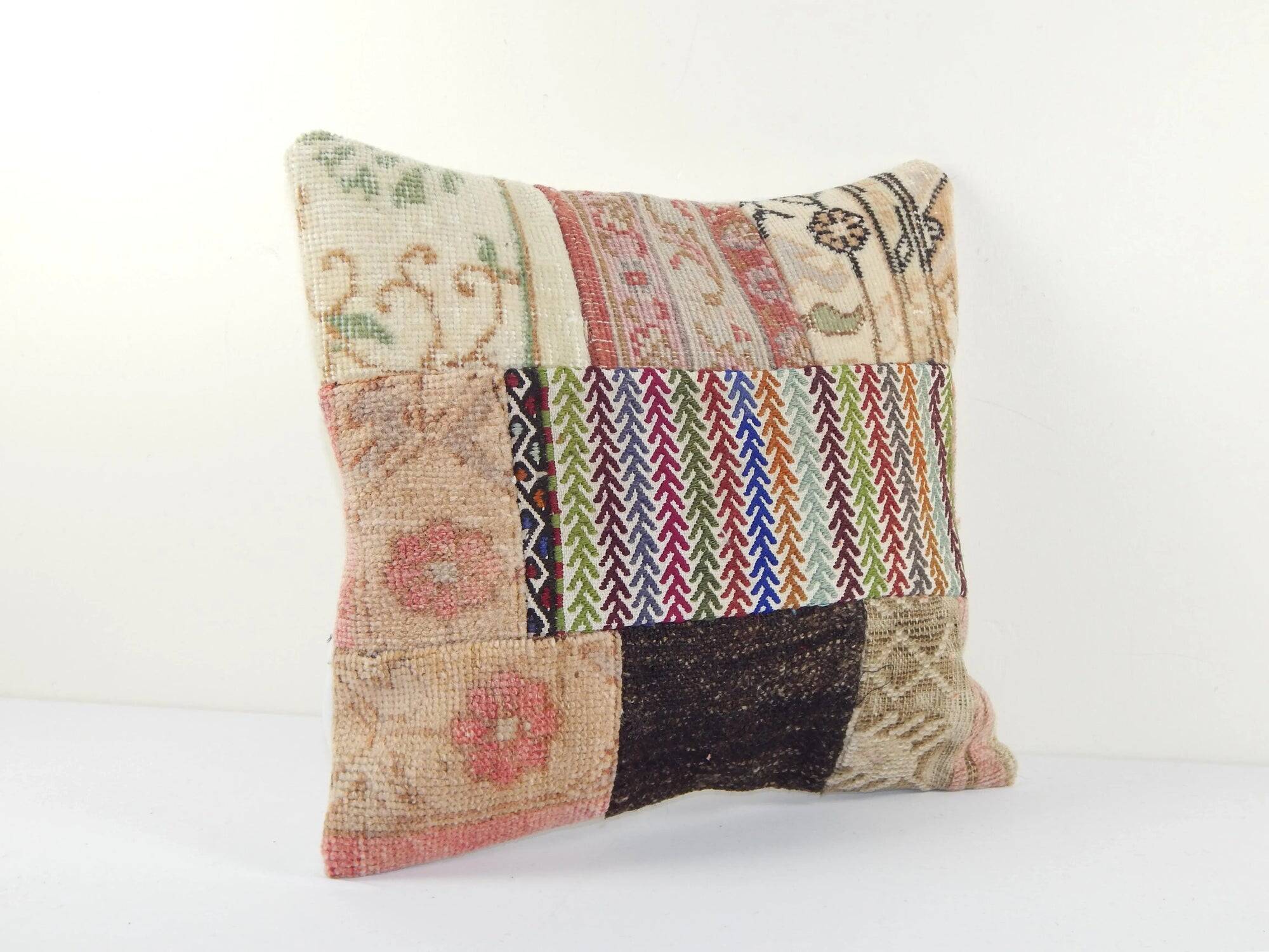 Vintage Turkish cushion cover 51x46 cm