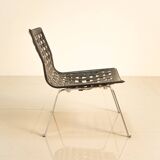 Pair of "Net" lounge armchairs by Giancarlo Vegni for Fasem 80's