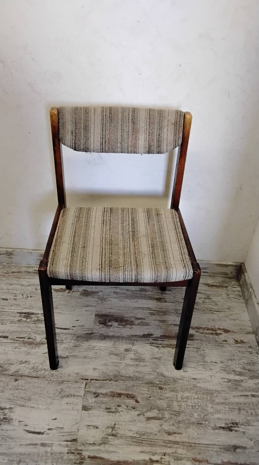 4 vintage Scandinavian style chairs