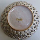 Coupe a fruits ceramique tressee "perouges"