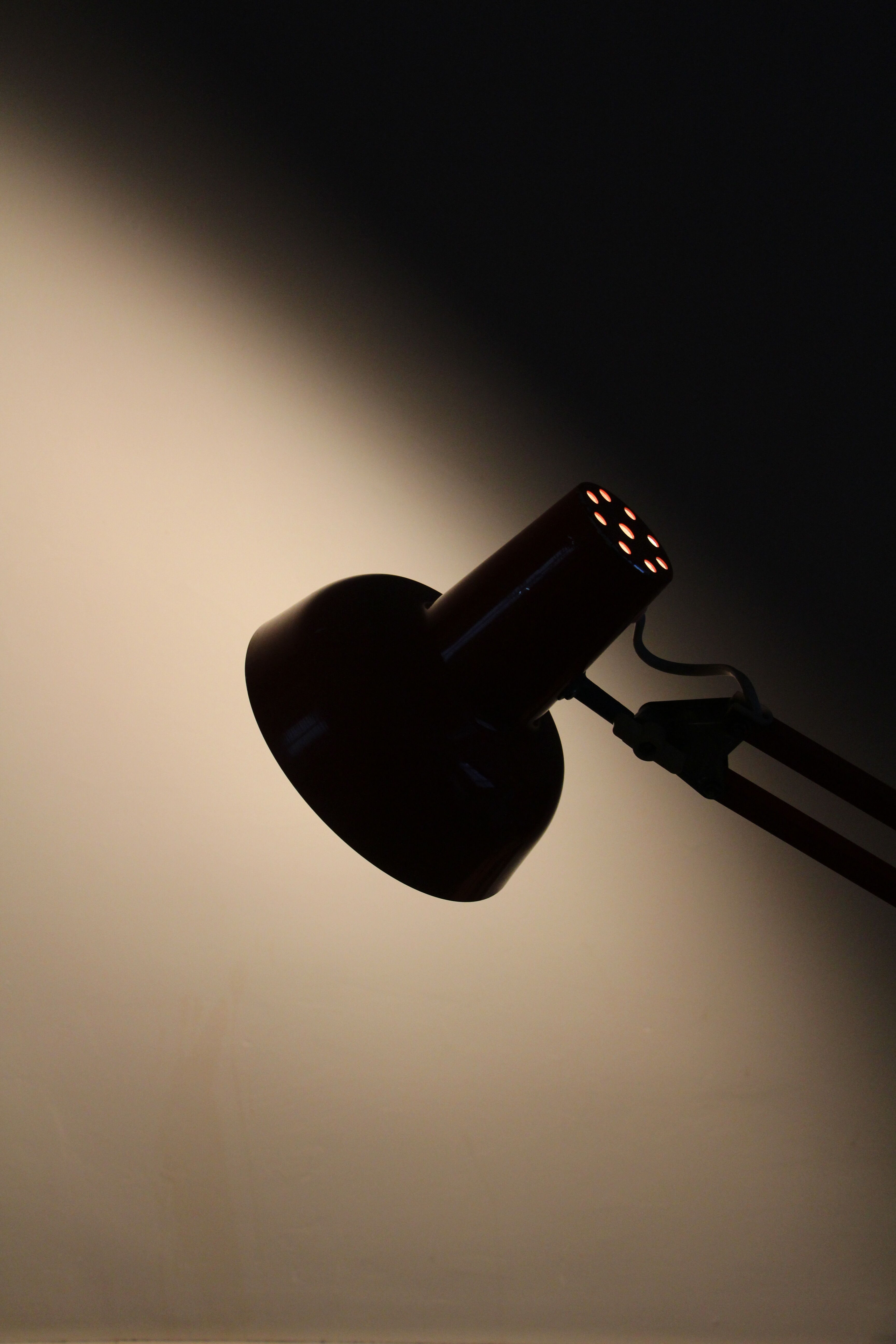 Architect lamp RDA red 70's