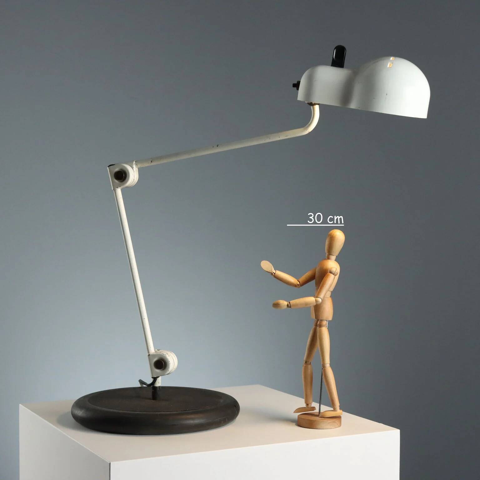Topo' lamp by Joe Colombo for Stilnovo