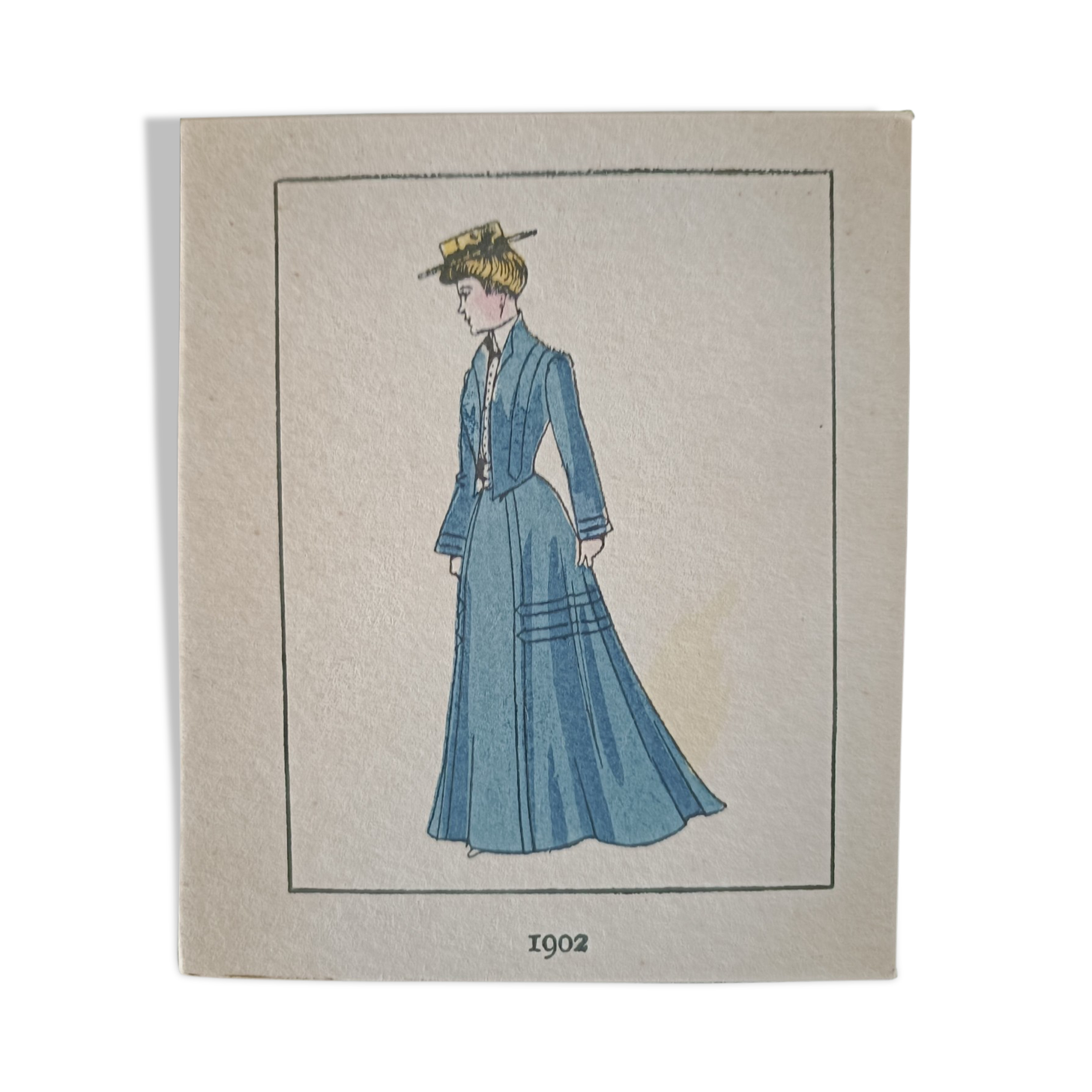 Colorful stencil Art Deco fashion