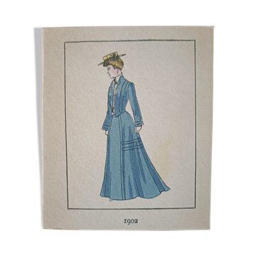 Colorful stencil Art Deco fashion