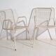 Chaises d’extérieur anciennes avec accoudoirs (vers 1920). Ensemble de 4 pièces n°4