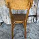 Chaise bistrot en bois clair vintage