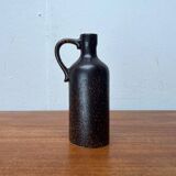 Mid-century ceramic carafe vase by Bastian le Pemp for Kemper / Quimper France, 1960s.