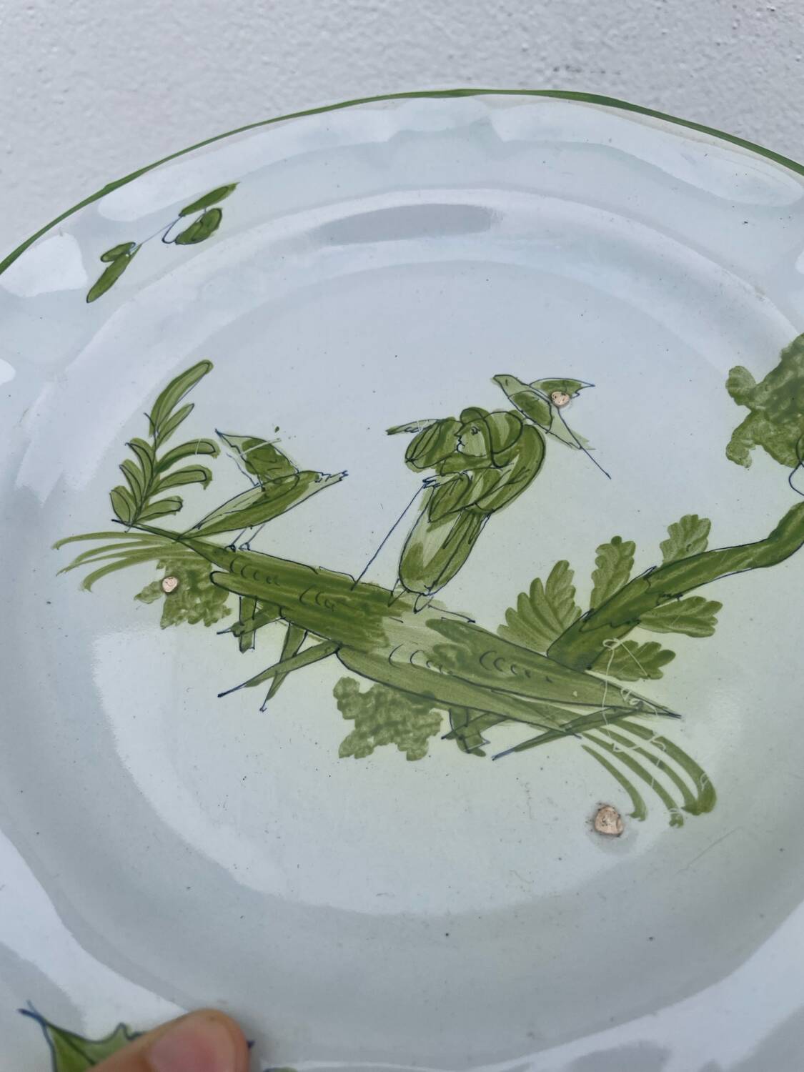 Antique decorative plate