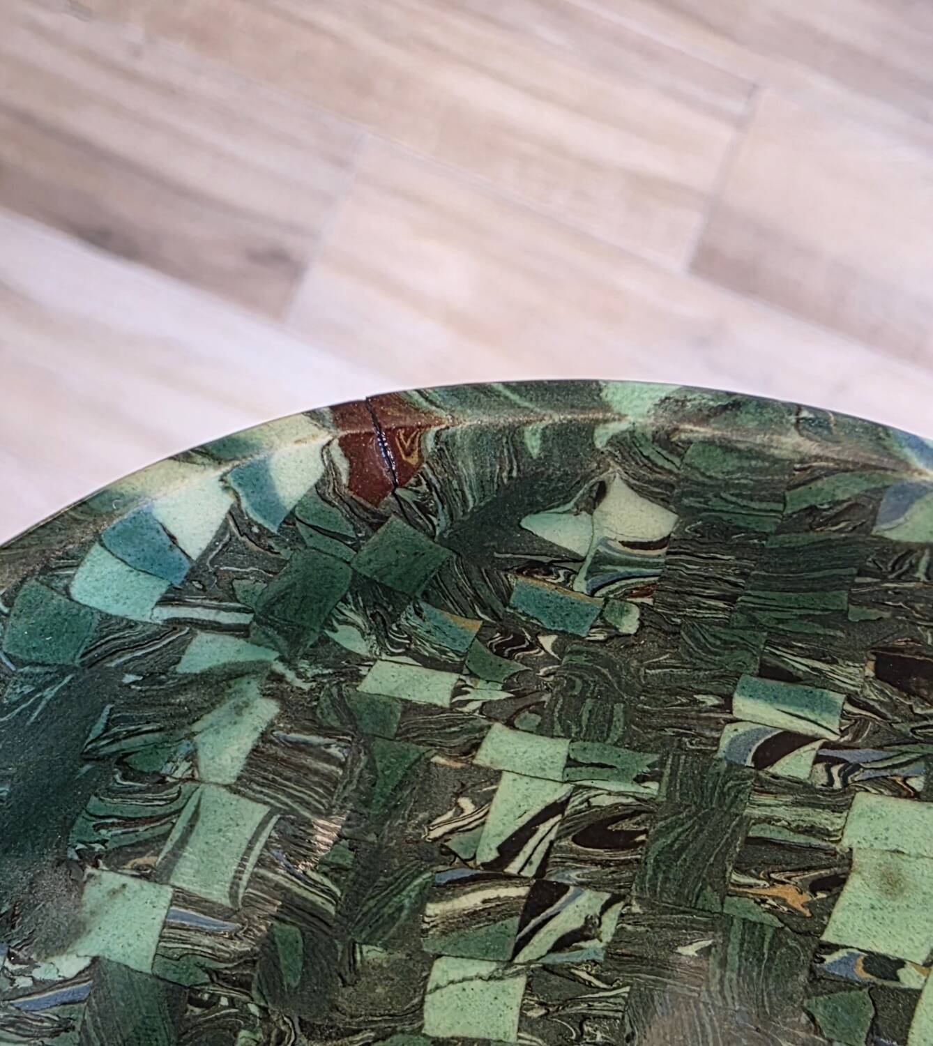 Rare Lot 3 Bowls GERBINO Vallauris – Mixed Earth Mosaic