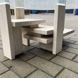 Travertine Coffee Table Willy Ballez